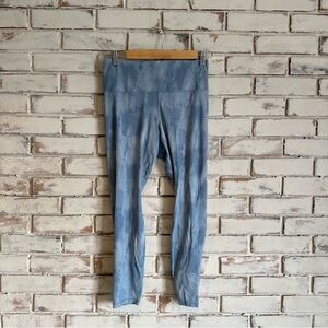 Patagonia Maipo blue pattern 7/8 tights leggings size medium